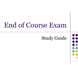 Civics end of course exam study guide