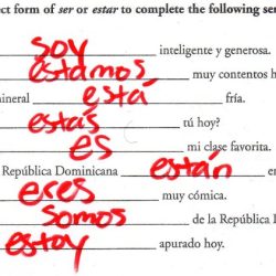 Ser o estar worksheet answers