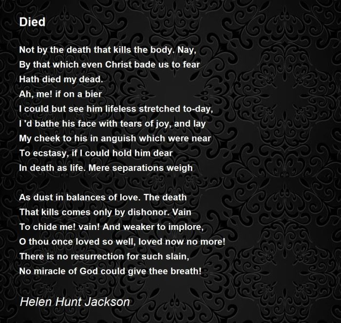 September poem by helen hunt jackson