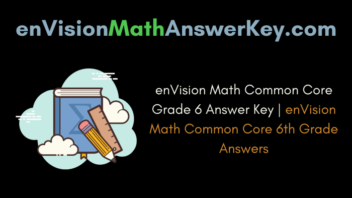 Envision math grade 6 answer key pdf