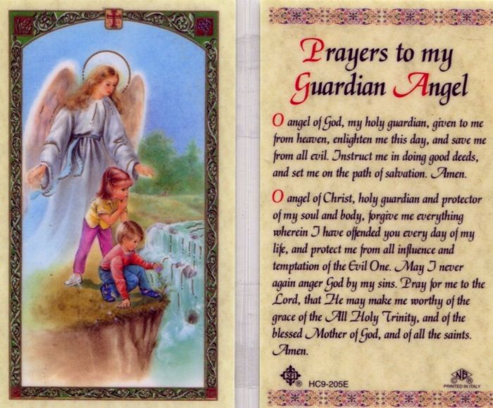 Guardian angel prayer in spanish