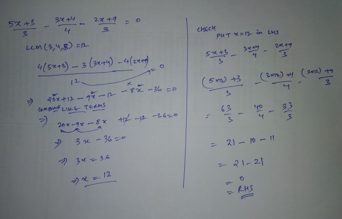 The difference of twice a number and 3 is -21