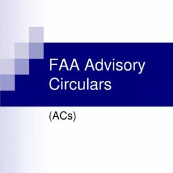 Faa advisory circulars containing subject matter